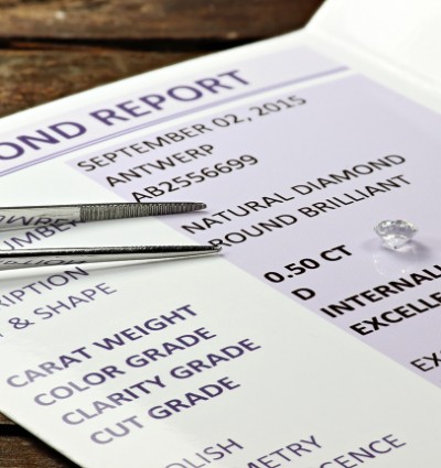 Online Verifizierung / Diamant Report